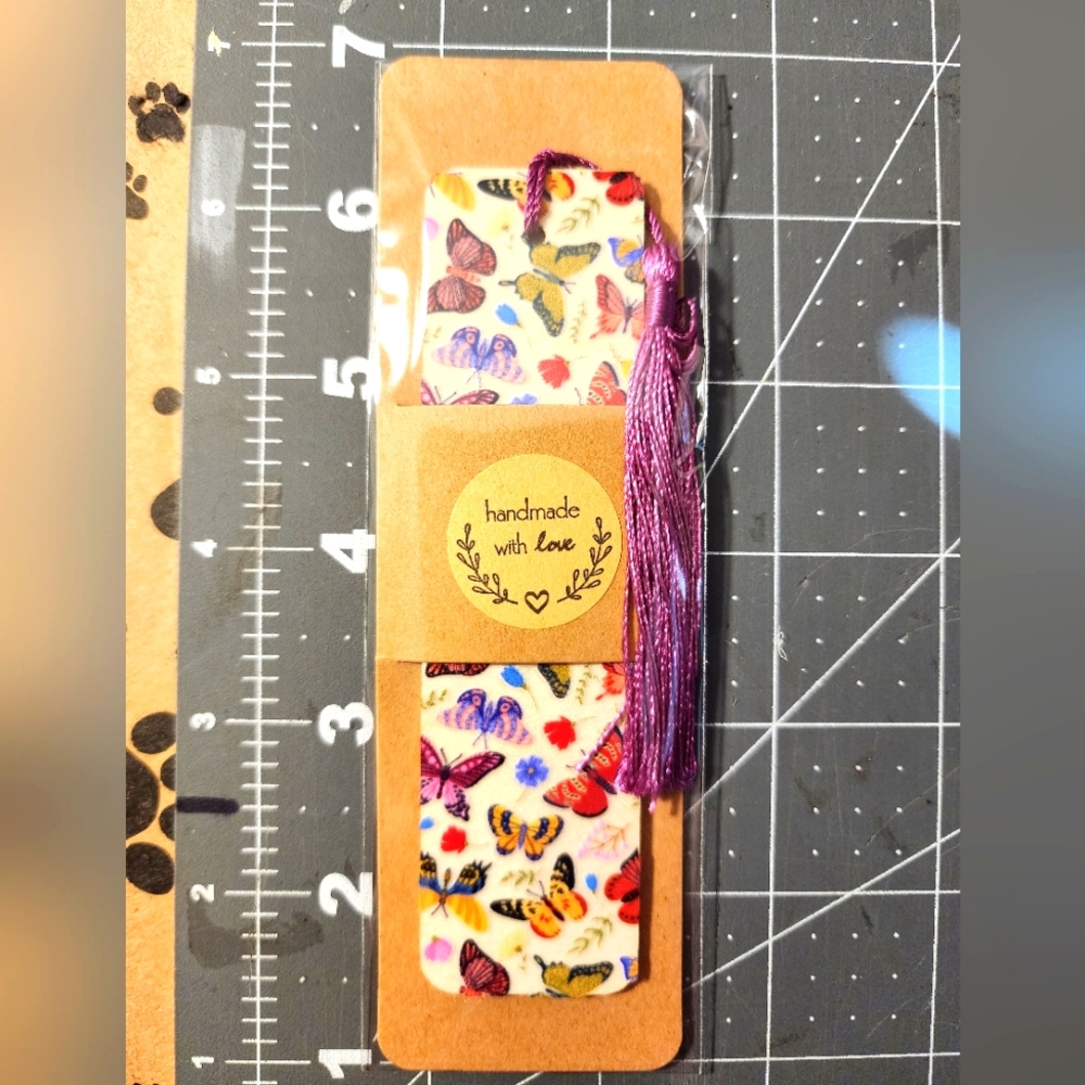 Colorful Butterfly Bookmarks with Tassel